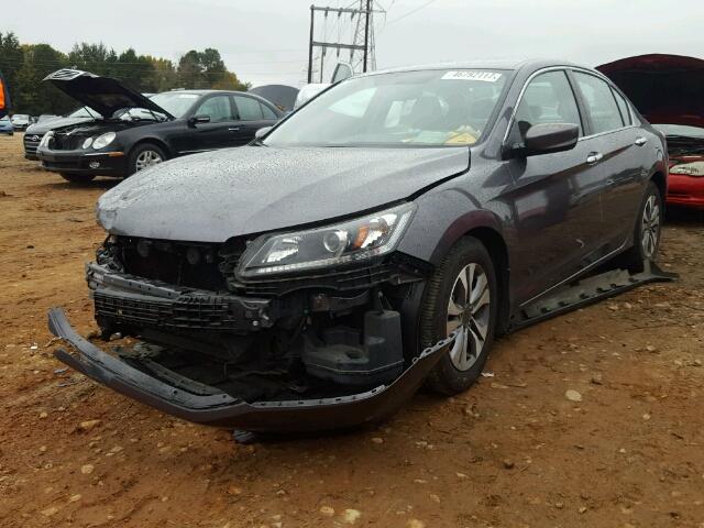 1HGCR2F32FA061290 - 2015 HONDA ACCORD LX GRAY photo 2