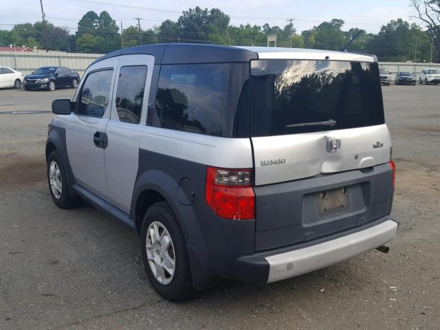 5J6YH18328L002093 - 2008 HONDA ELEMENT LX SILVER photo 3