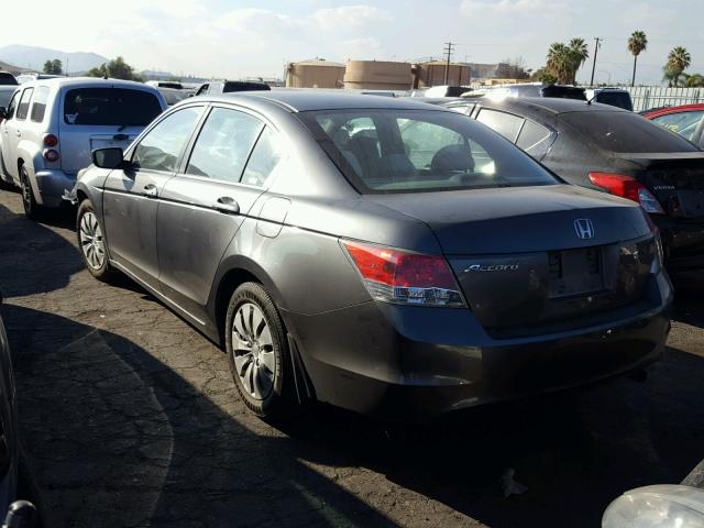 1HGCP26329A081887 - 2009 HONDA ACCORD LX GRAY photo 3