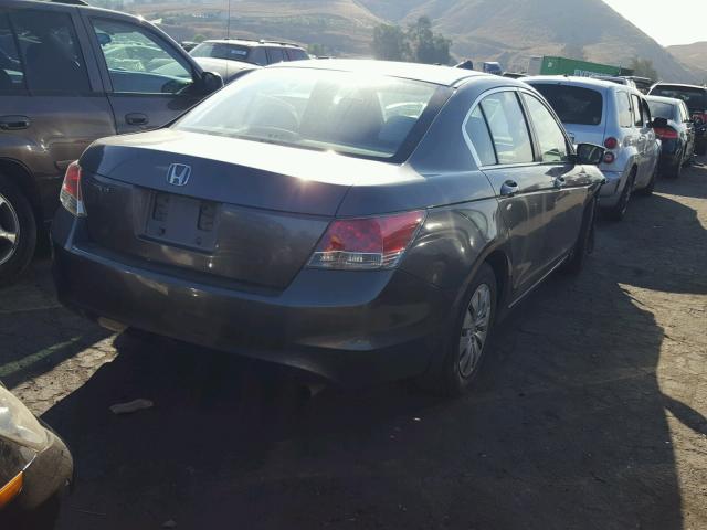 1HGCP26329A081887 - 2009 HONDA ACCORD LX GRAY photo 4