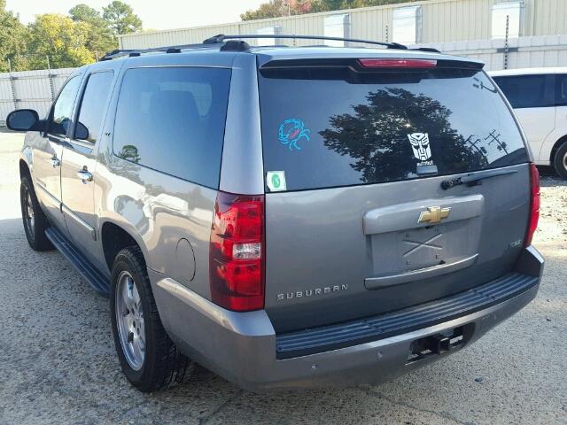 1GNFK16377J261715 - 2007 CHEVROLET SUBURBAN K GRAY photo 3