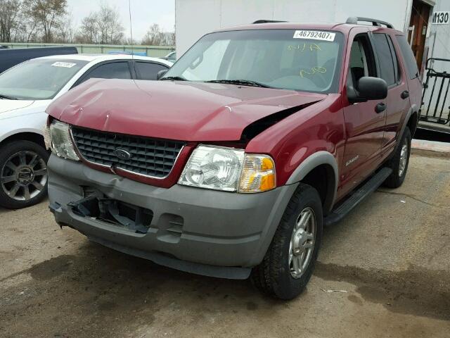 1FMZU72E72ZB48931 - 2002 FORD EXPLORER X RED photo 2