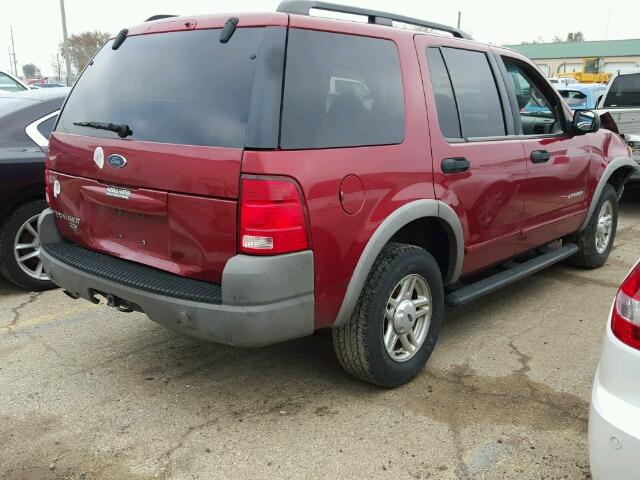 1FMZU72E72ZB48931 - 2002 FORD EXPLORER X RED photo 4