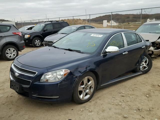 1G1ZC5E0XAF210293 - 2010 CHEVROLET MALIBU 1LT BLACK photo 2