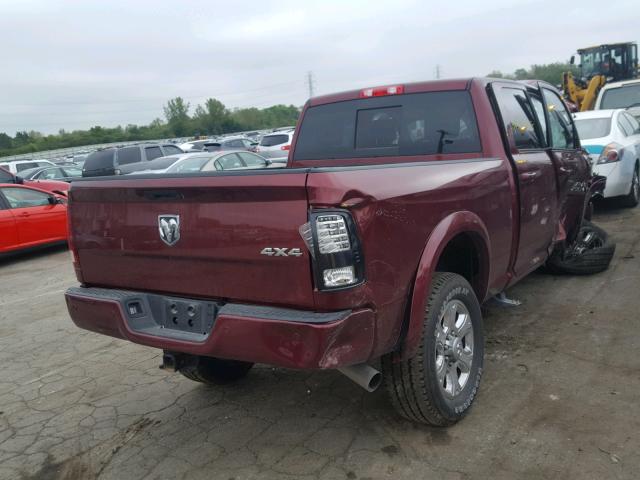 3C6UR5FL8JG173131 - 2018 RAM 2500 LARAM MAROON photo 4