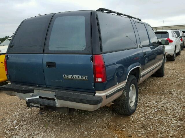 1GNEC16K1PJ395717 - 1993 CHEVROLET SUBURBAN C GREEN photo 4