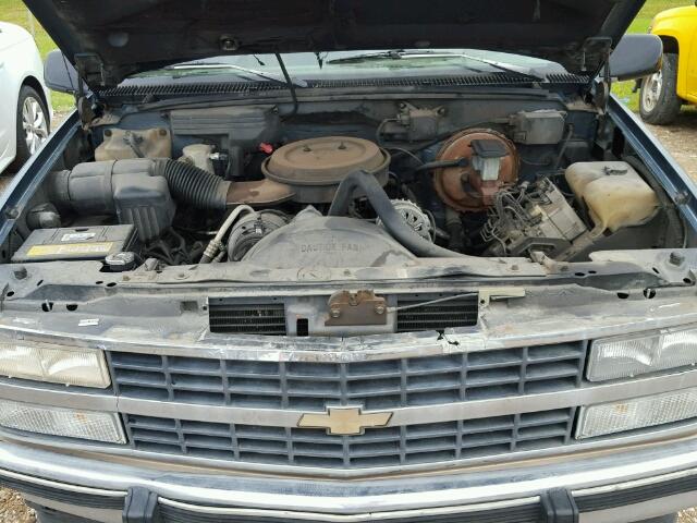 1GNEC16K1PJ395717 - 1993 CHEVROLET SUBURBAN C GREEN photo 7