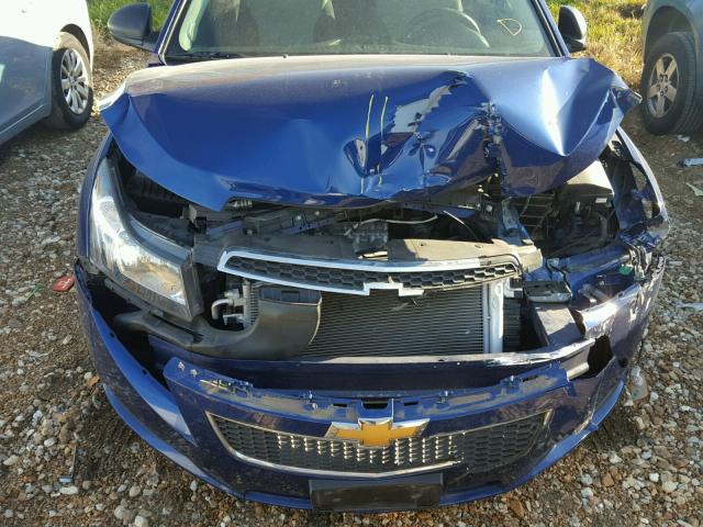 1G1PC5SH7C7196772 - 2012 CHEVROLET CRUZE BLUE photo 9