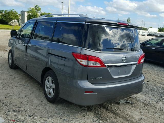 JN8AE2KP6H9165283 - 2017 NISSAN QUEST S SILVER photo 3