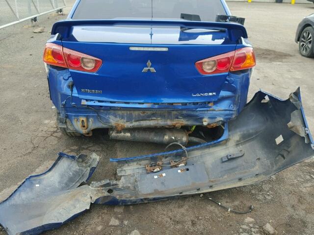 JA3AU26U79U614949 - 2009 MITSUBISHI LANCER ES/ BLUE photo 9