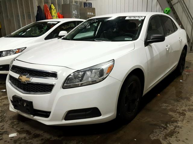 1G11B5SA4DF324047 - 2013 CHEVROLET MALIBU LS WHITE photo 2