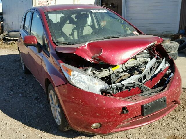 3N1CE2CPXEL400776 - 2014 NISSAN VERSA NOTE MAROON photo 1