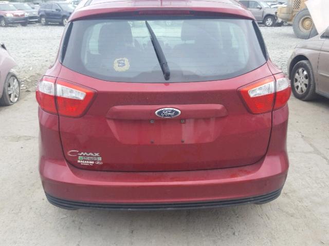 1FADP5CU6FL122075 - 2015 FORD C-MAX PREM BURGUNDY photo 9