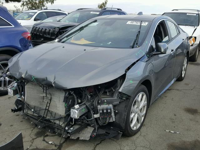 1G1RD6S58HU162771 - 2017 CHEVROLET VOLT PREMI GRAY photo 2