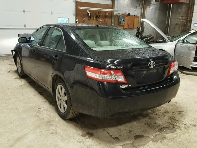 4T4BF3EK7BR175510 - 2011 TOYOTA CAMRY BASE BLACK photo 3