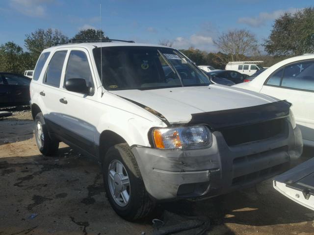 1FMYU02163KB43844 - 2003 FORD ESCAPE XLS WHITE photo 1