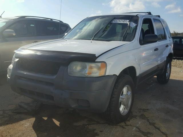 1FMYU02163KB43844 - 2003 FORD ESCAPE XLS WHITE photo 2