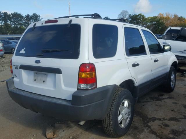 1FMYU02163KB43844 - 2003 FORD ESCAPE XLS WHITE photo 4