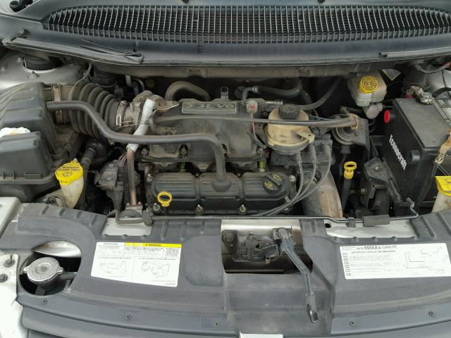 1D4GP24R16B717666 - 2006 DODGE GRAND CARA SILVER photo 7