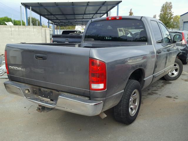 3D7HA18N02G140771 - 2002 DODGE RAM 1500 GRAY photo 4