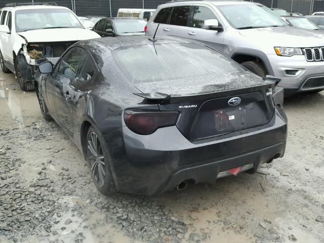 JF1ZCAC13D1602194 - 2013 SUBARU BRZ 2.0 LI GRAY photo 3