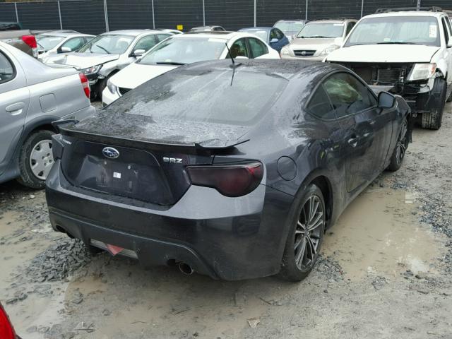 JF1ZCAC13D1602194 - 2013 SUBARU BRZ 2.0 LI GRAY photo 4