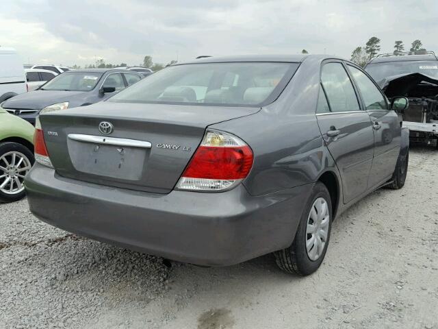 4T1BE32K65U572650 - 2005 TOYOTA CAMRY LE GRAY photo 4