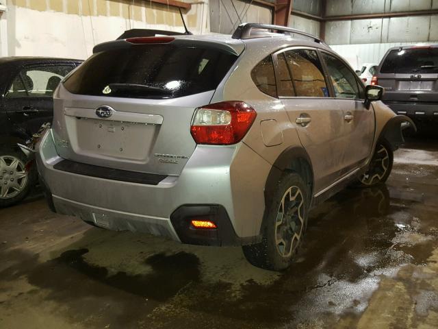 JF2GPABC4G8225610 - 2016 SUBARU CROSSTREK SILVER photo 4