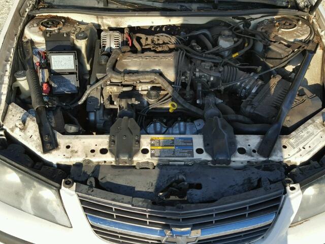 2G1WF52E559294550 - 2005 CHEVROLET IMPALA WHITE photo 7