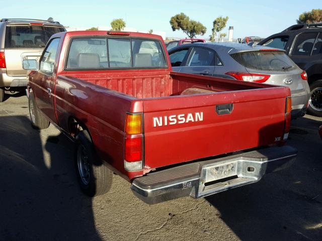 1N6SD11S2SC436950 - 1995 NISSAN TRUCK E/XE RED photo 3