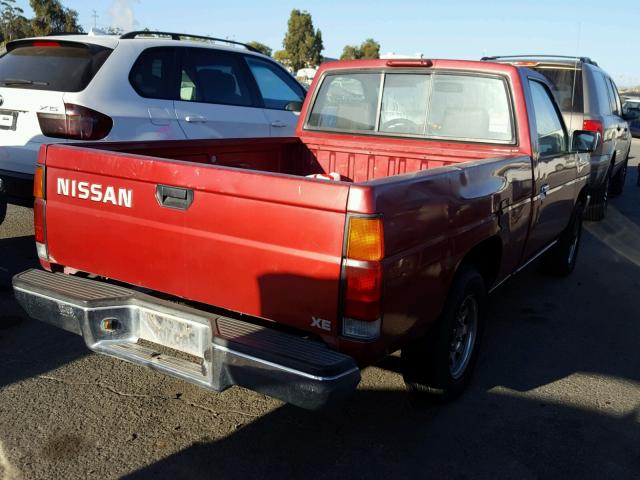 1N6SD11S2SC436950 - 1995 NISSAN TRUCK E/XE RED photo 4