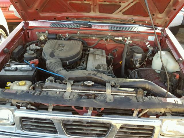 1N6SD11S2SC436950 - 1995 NISSAN TRUCK E/XE RED photo 7