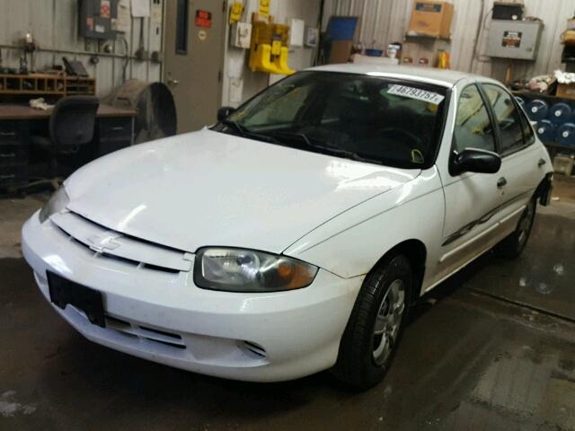 1G1JC52F537231622 - 2003 CHEVROLET CAVALIER WHITE photo 2