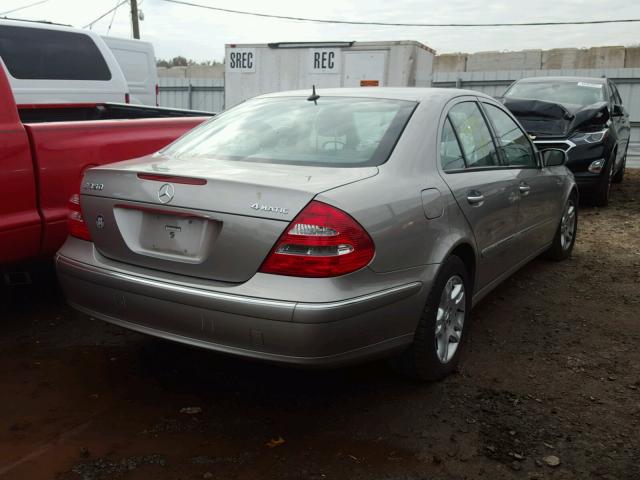 WDBUF87J56X183360 - 2006 MERCEDES-BENZ E 350 4MAT GRAY photo 4