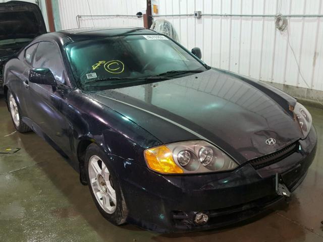 KMHHN65F83U068222 - 2003 HYUNDAI TIBURON BLUE photo 1