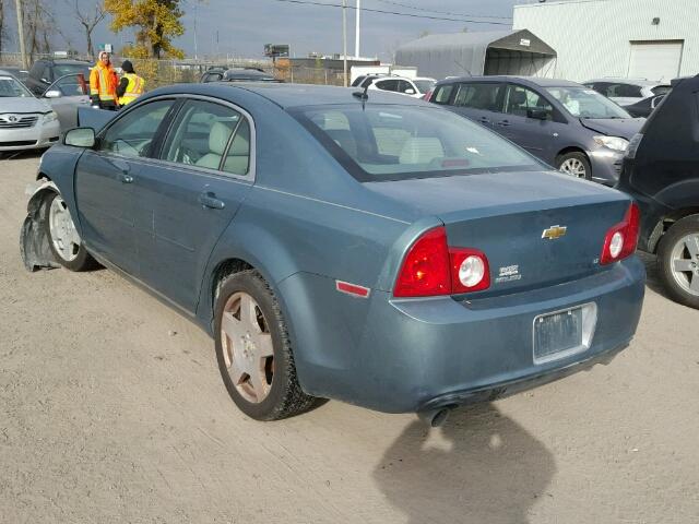 1G1ZJ57759F151889 - 2009 CHEVROLET MALIBU 2LT GREEN photo 3