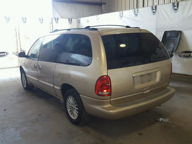 1C4GP44G5YB802679 - 2000 CHRYSLER TOWN & COU BEIGE photo 3