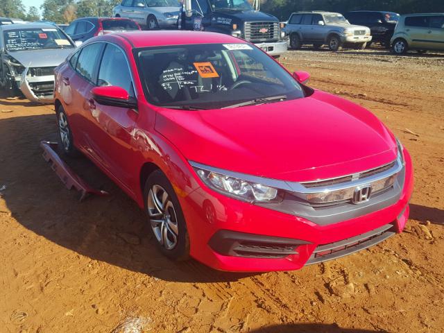 2HGFC2F51GH531103 - 2016 HONDA CIVIC LX RED photo 1