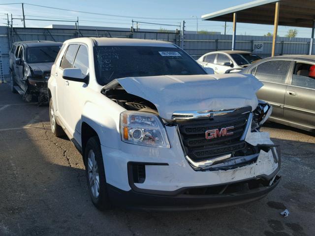 2GKALMEK6G6299206 - 2016 GMC TERRAIN SL WHITE photo 1