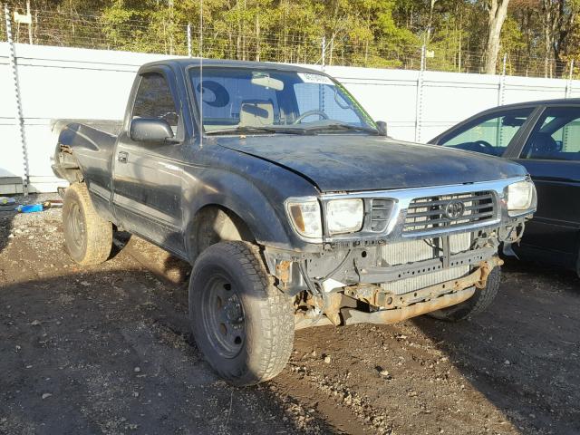 4TAPM62N8TZ215104 - 1996 TOYOTA TACOMA BLACK photo 1