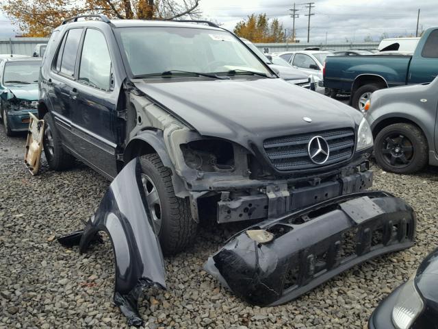 4JGAB57E44A498177 - 2004 MERCEDES-BENZ ML 350 BLACK photo 1