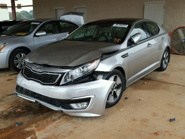 KNAGM4AD2D5061612 - 2013 KIA OPTIMA HYB CREAM photo 2