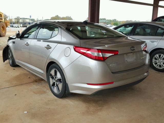 KNAGM4AD2D5061612 - 2013 KIA OPTIMA HYB CREAM photo 3