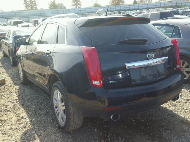 3GYFNAE38CS575748 - 2012 CADILLAC SRX LUXURY BLACK photo 3