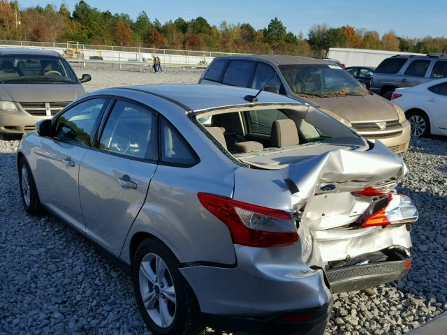 1FADP3F23EL403246 - 2014 FORD FOCUS SE SILVER photo 3