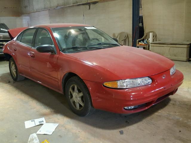 1G3N152E14C189796 - 2004 OLDSMOBILE ALERO RED photo 1