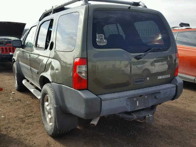 5N1ED28T43C650033 - 2003 NISSAN XTERRA GREEN photo 3