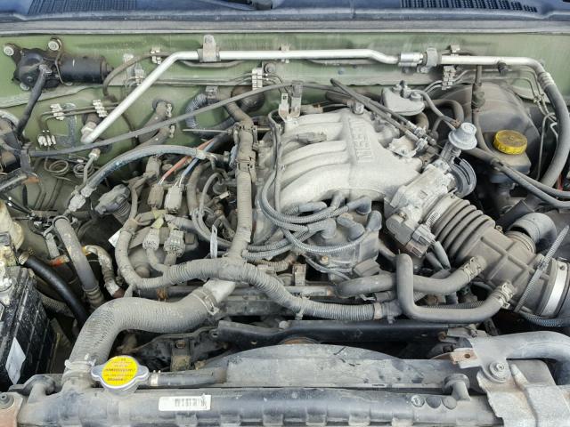 5N1ED28T43C650033 - 2003 NISSAN XTERRA GREEN photo 7