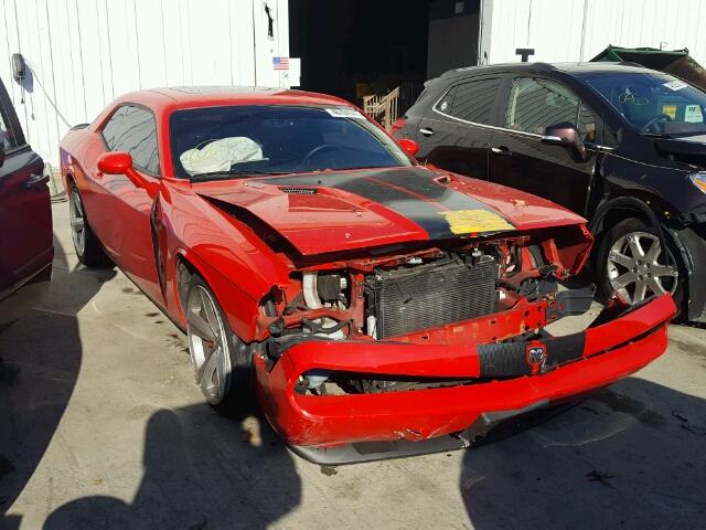 2B3LJ74W89H570632 - 2009 DODGE CHALLENGER RED photo 1