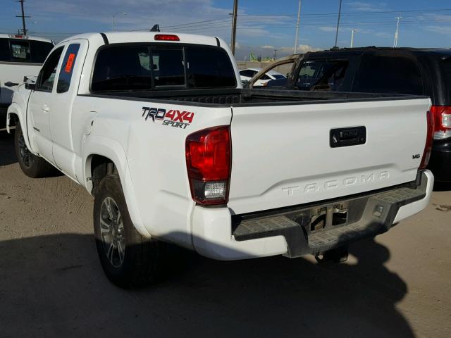 5TFSZ5AN1HX074049 - 2017 TOYOTA TACOMA WHITE photo 3